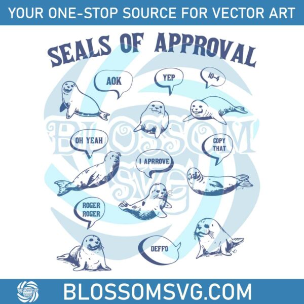 retro-seals-of-approval-funny-animal-svg
