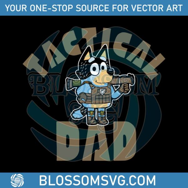 tactical-dad-bandit-heeler-bluey-father-svg