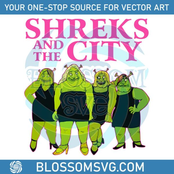 Shreks And The City Funny Meme PNG