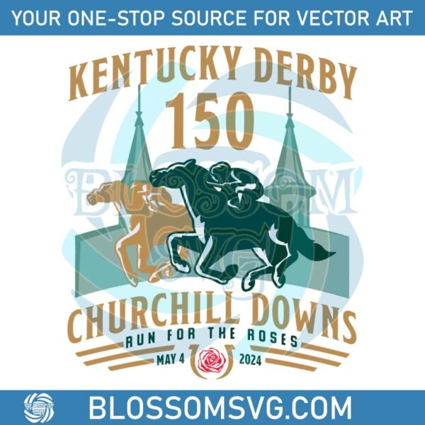 kentucky-derby-churchill-downs-2024-svg
