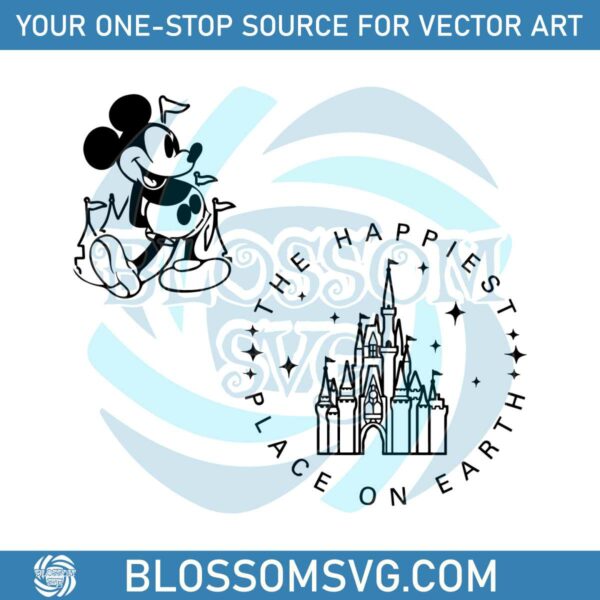 the-happiest-place-one-earth-mickey-mouse-svg