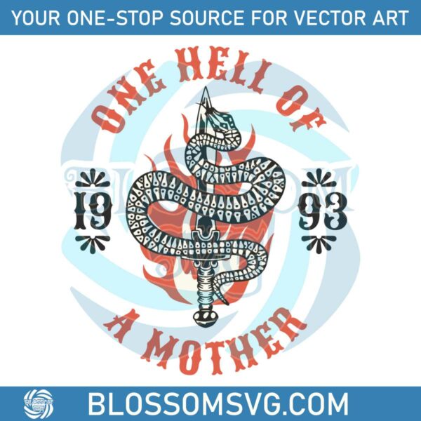 one-hell-of-a-mother-1993-snake-svg