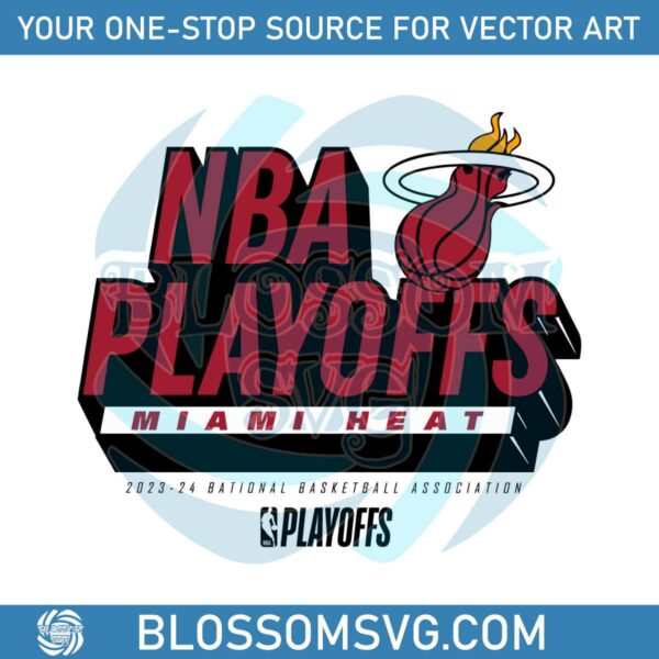 2024-nba-playoffs-miami-heat-basketball-association-svg