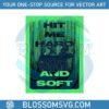 hit-me-hard-and-soft-poster-svg
