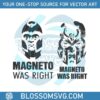 magneto-was-right-marvel-character-svg