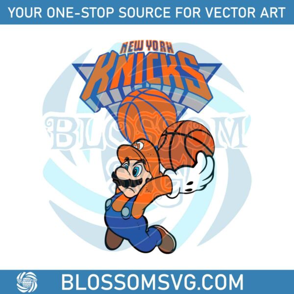 super-mario-basketball-new-york-knicks-svg