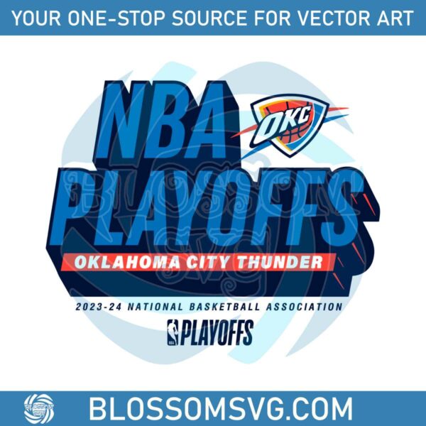 nba-playoffs-oklahoma-city-thunder-svg