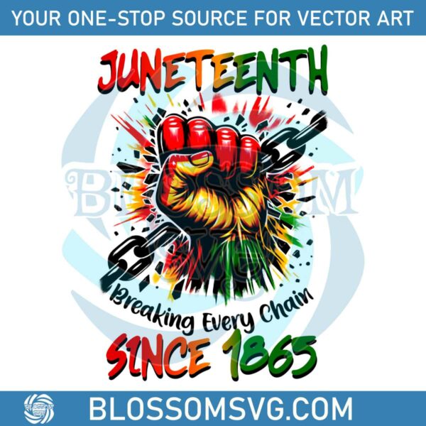 juneteenth-breaking-every-chain-png