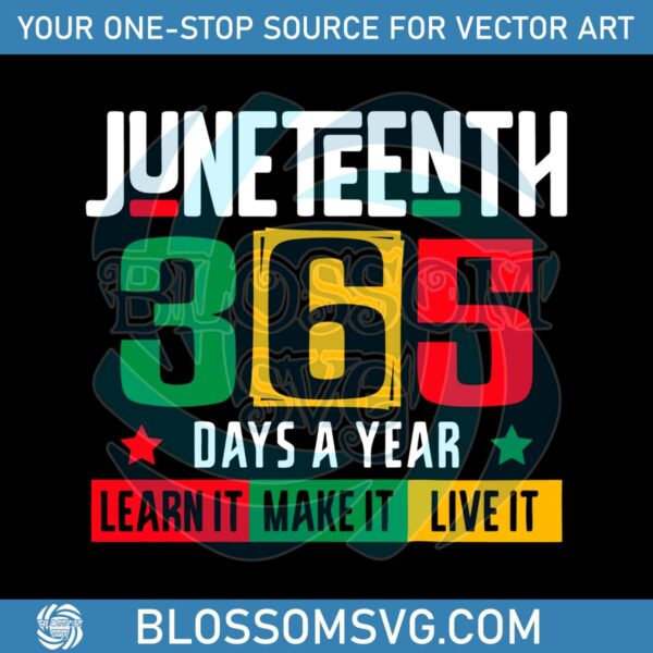 juneteenth-365-days-a-year-svg