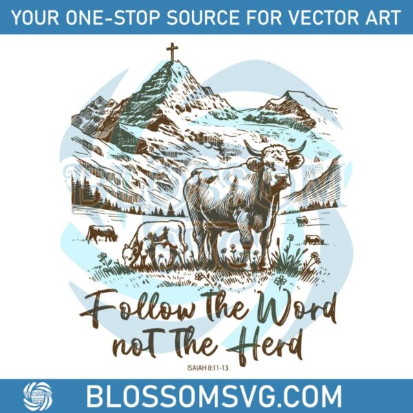 follow-the-word-not-the-herd-svg