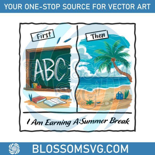 summer-vacay-first-teach-then-beach-png
