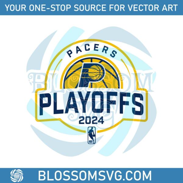 Indiana Pacers 2024 NBA Playoffs SVG