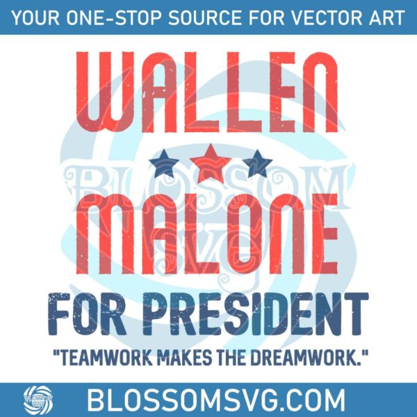 wallen-malone-for-president-funny-presidential-election-svg