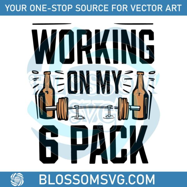 funny-working-on-my-6-pack-svg