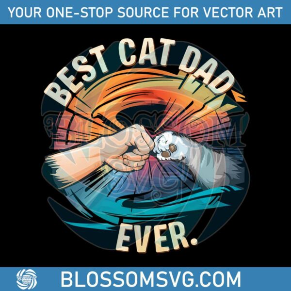 best-cat-dad-ever-cat-paw-png