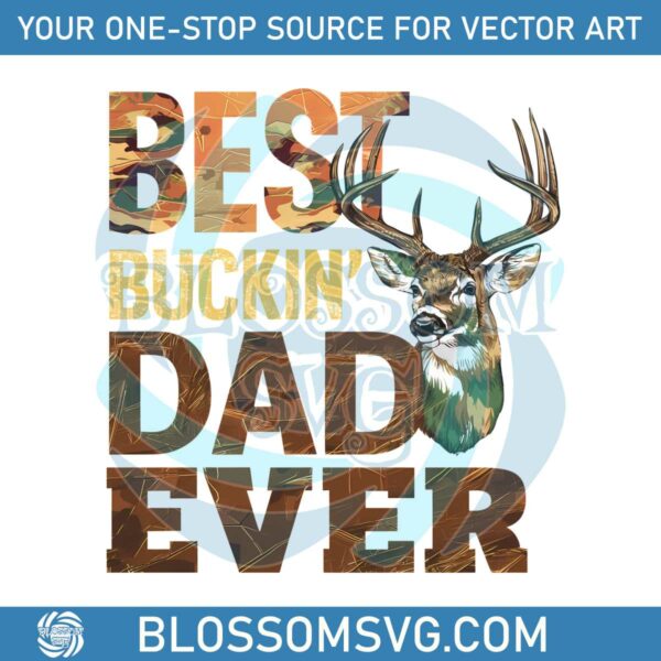 best-buckin-dad-ever-deer-head-png