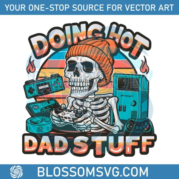 doing-hot-dad-stuff-skeleton-png