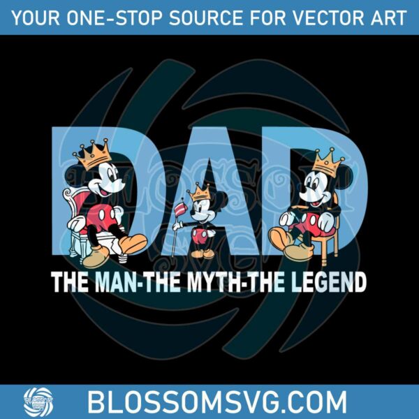 dad-the-man-the-myth-the-legend-mouse-family-svg