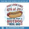 you-look-like-the-4th-of-july-funny-hot-dog-png