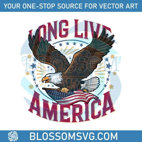 long-live-america-patriotic-eagle-png
