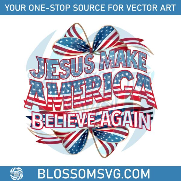 jesus-make-america-believe-again-bow-tie-png