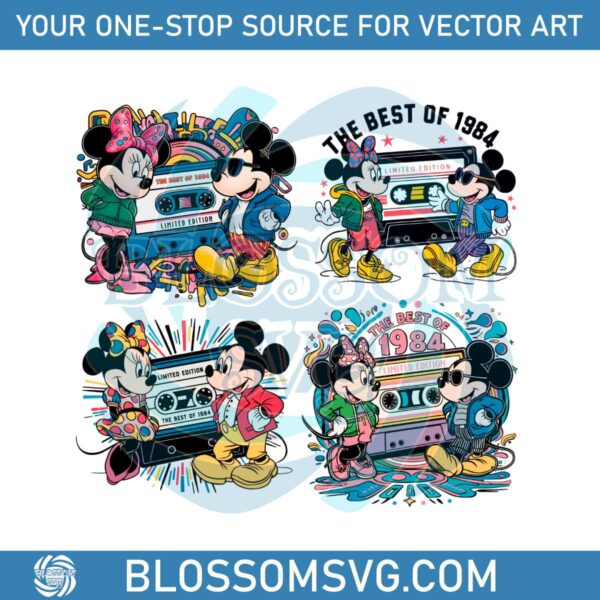 the-best-of-1984-mickey-minnie-png-svg-bundle