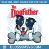 the-dogfather-playing-with-a-bone-svg