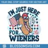 4th-of-july-im-just-here-for-the-wieners-svg