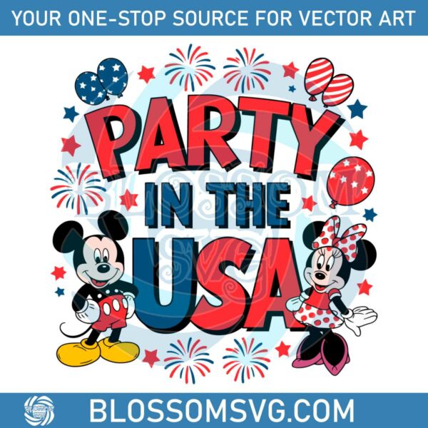 mickey-minnie-party-in-the-usa-svg