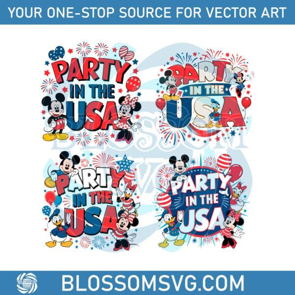 party-in-the-usa-4th-of-july-svg-png-bundle