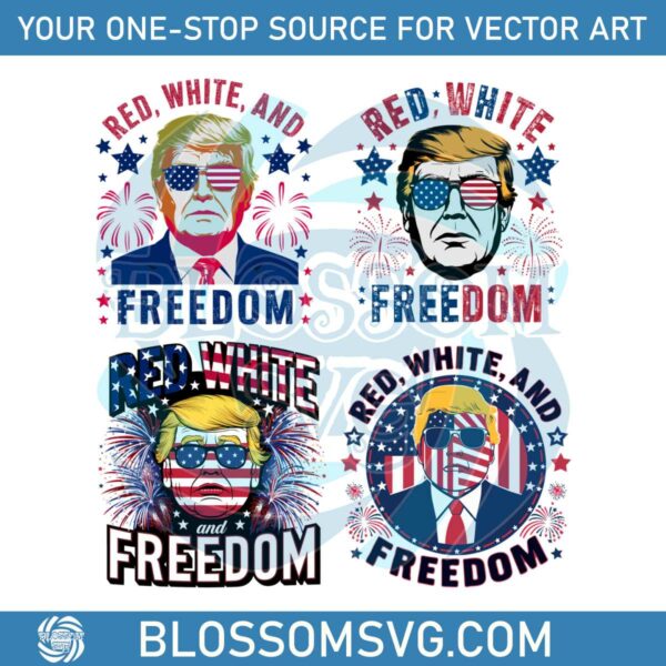 donald-trump-red-white-and-freedom-svg-png-bundle