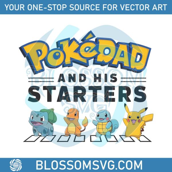 funny-dad-cartoon-pokedad-and-his-starters-png