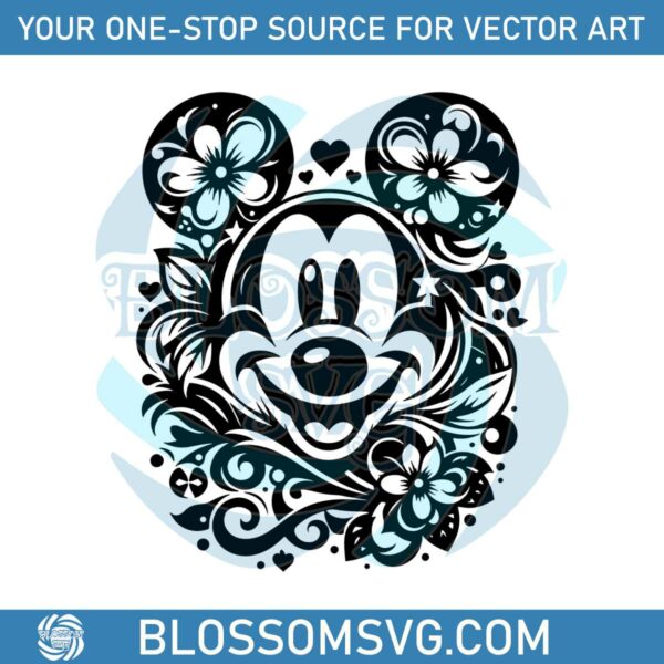 Retro Mickey Mouse Cartoon Movie SVG