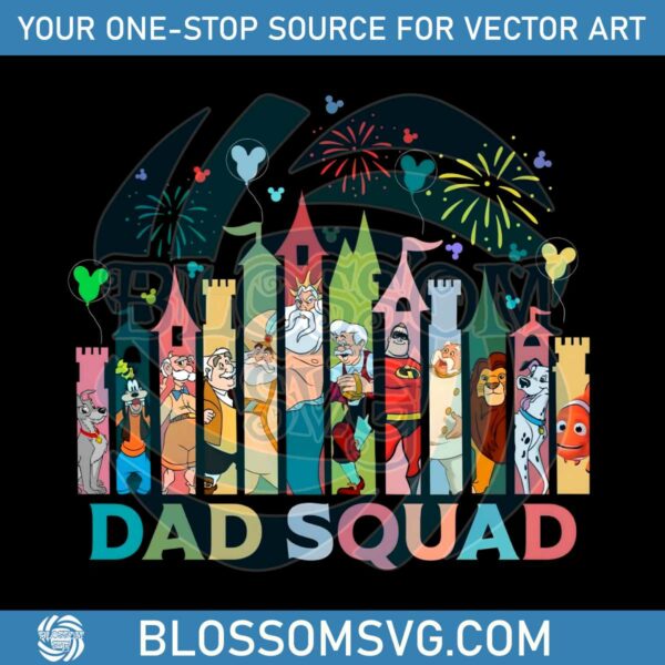 Disney Dad Squad Mouse Dad Characters PNG