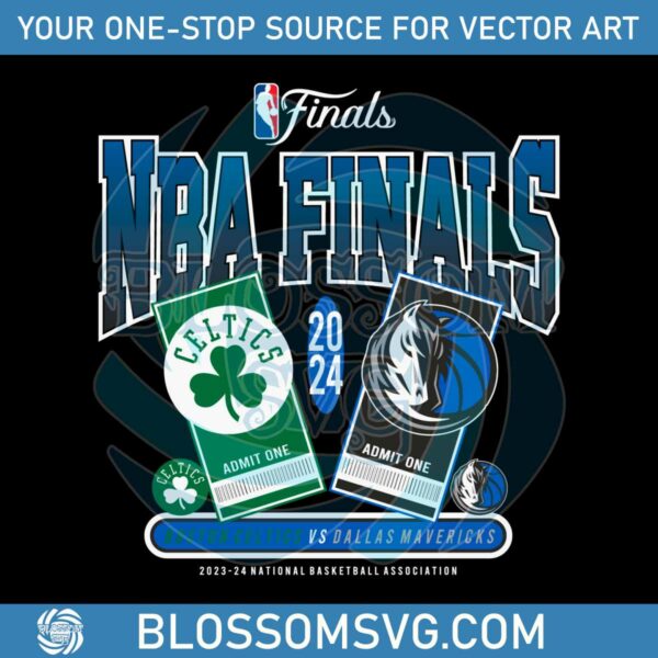 boston-celtics-vs-dallas-mavericks-2024-nba-finals-svg
