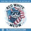 red-white-and-meow-america-flag-png