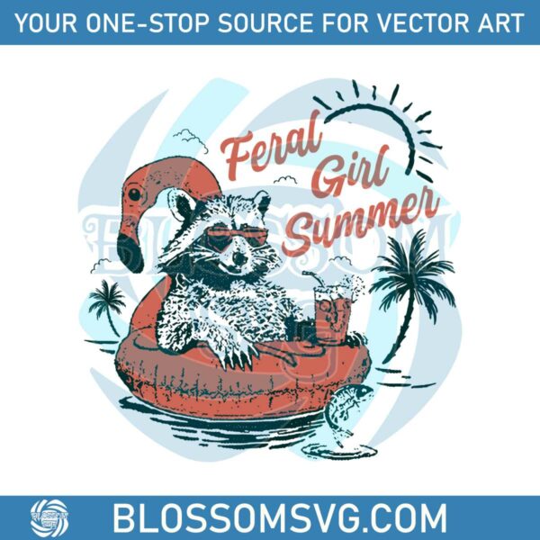 vintage-feral-girl-summer-opossum-svg