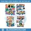 disney-characters-love-is-love-svg-bundle