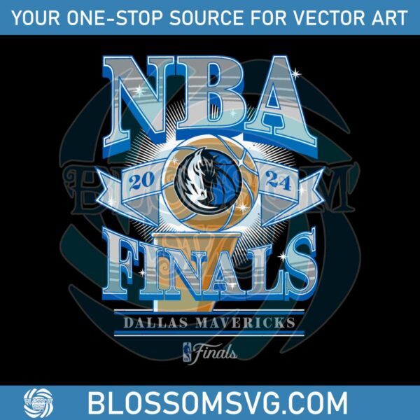 Basketball NBA 2024 Finals Dallas Mavericks SVG