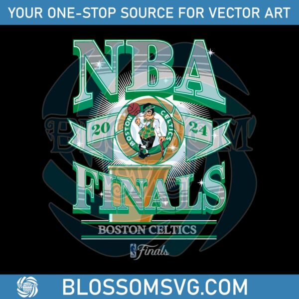 Basketball NBA 2024 Finals Boston Celtics SVG