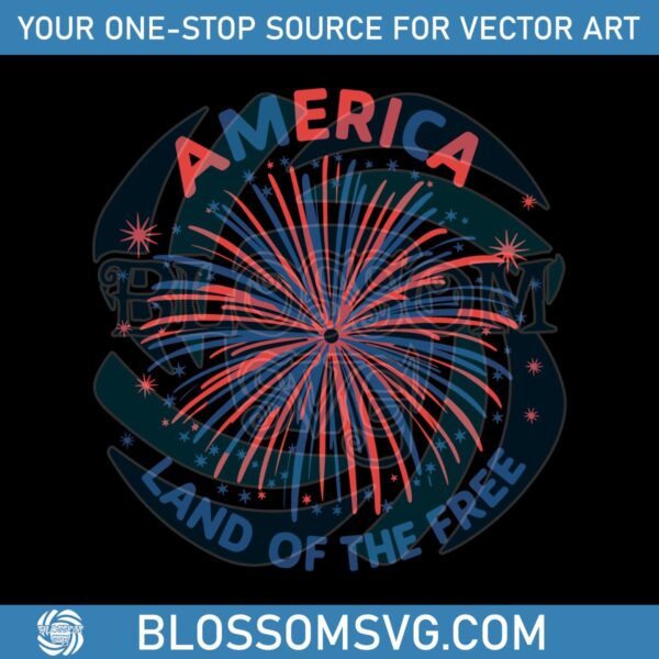 Firework USA 4th Of July Independence Day Gift For American Svg