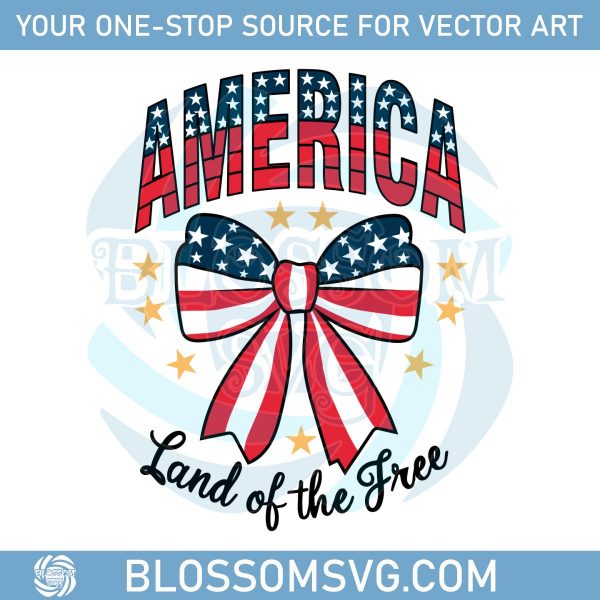 America Land Of The Free America Land of the Free Svg