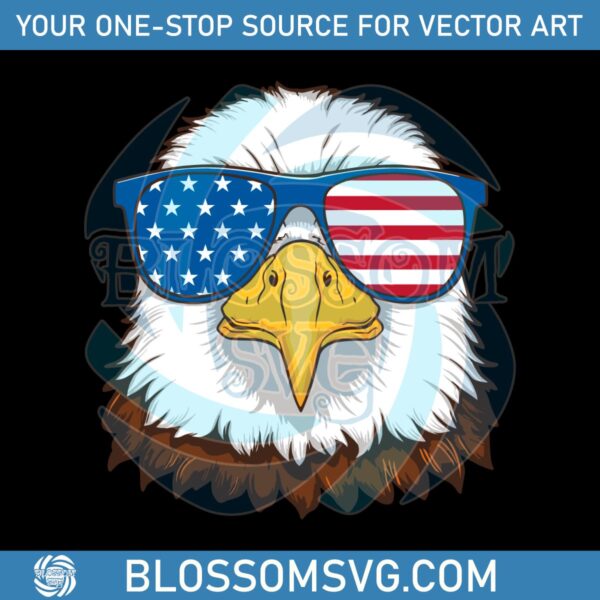 Eagle 4th Of July American Flag Svg Digital Download