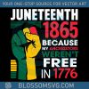 juneteenth-day-1865-because-my-ancestors-were-free-in-1776-svg