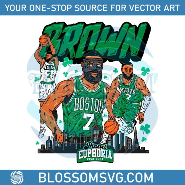 Jaylen Brown Boston Celtics Planet Euphoria Svg