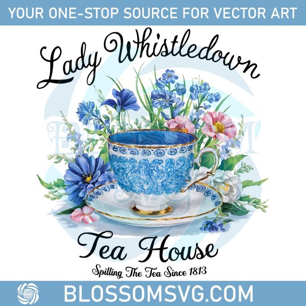 Spilling The Tea Lady Whistledown Tea House PNG
