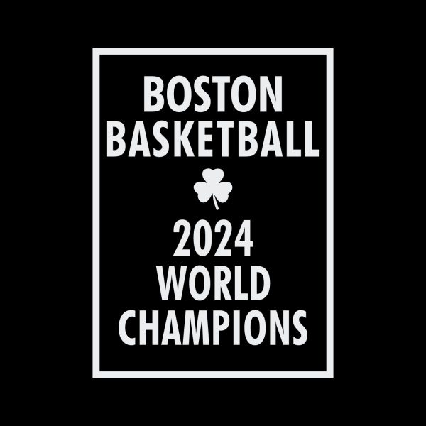Boston Basketball 2024 World Champions Winer SVG