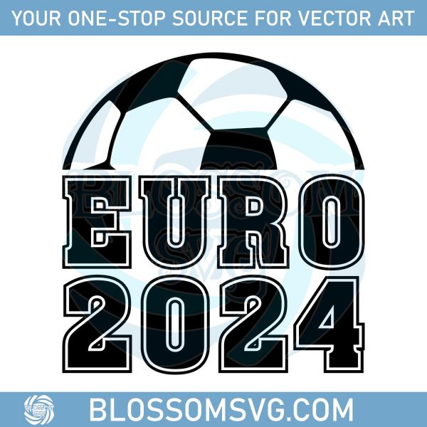 Euro 2024 Germany Perfect for Soccer and Football Tournament Fan SVG