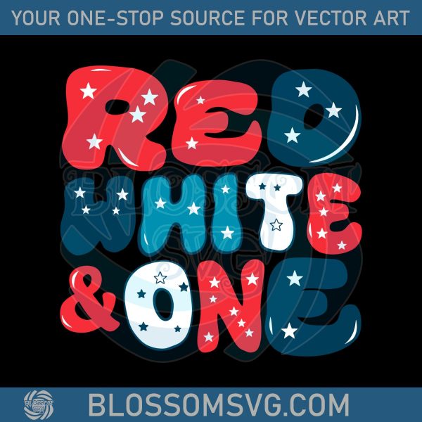 Custom Red White And OneFourth Of July SVG