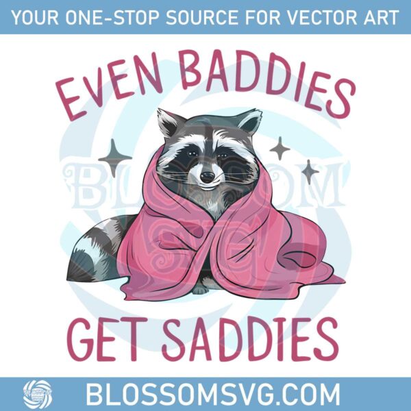 even-baddies-get-saddies-raccoon-cute-png